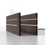 Планкен для забора 190 mm RAL 8017 – покрытие матовое, толщина 0,45 мм в Гудауте | фото 2