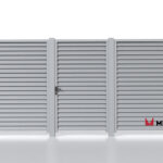 Ламели для забора жалюзи Premium U RAL 7004 – покрытие порошковое, толщина 0,45 мм в Гудауте | фото 5